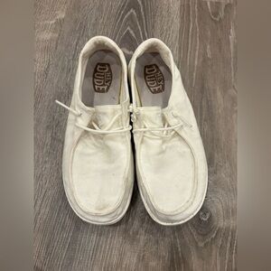 Hey Dude Woman’s Off-White Loafers